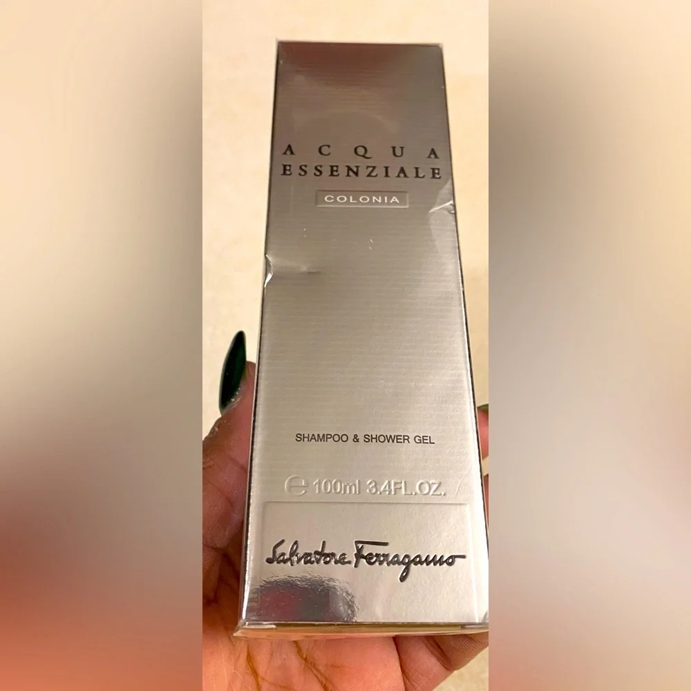 SALVATORE FERRAGAMO Acqua Essenziale Colonia Shampoo & Shower Gel, NIB